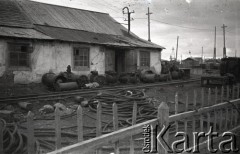 1955-1957, Workuta, Komi ASRR, ZSRR.
Teren jednej z kopalń. 
Fot. Eugeniusz Cydzik, udostępnił Eugeniusz Cydzik w ramach projektu 