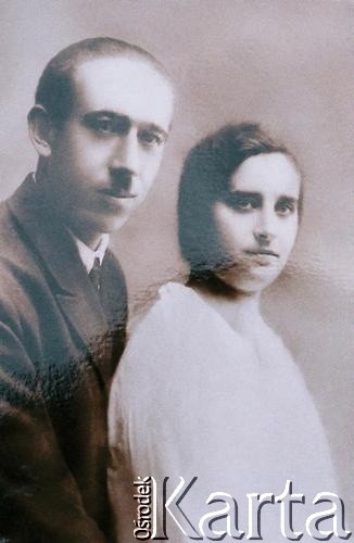 Lata 30., brak miejsca.
Portret Bronisława i Eleonory Zygiert, rodziców Walentyny Bals.
Fot. NN, zbiory Archiwum Historii Mówionej Ośrodka KARTA i Domu Spotkań z Historią, udostępniła Walentyna Bals w ramach projektu 