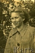 Lata 40./50., ZSRR.
Portret Bronisławy Gniećko z d. Posadzkiej.
Fot. NN, zbiory Archiwum Historii Mówionej Ośrodka KARTA i Domu Spotkań z Historią, udostępniła Bronisława Gniećko w ramach projektu 