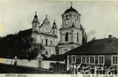 Przed 1918, Pińsk, zabór rosyjski.
Kościół pw. Wniebowzięcia Najświętszej Panny Marii.
Fot. NN, zbiory Archiwum Historii Mówionej Ośrodka KARTA i Domu Spotkań z Historią, udostępniła Albina Smołko w ramach projektu 