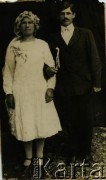Ok. 1930-1931, Smotrycz, Ukraińska SRR, ZSRR.
Stanisław Wiśniewski (brat Stefana Wiśniewskiego) z żoną.
Fot. NN, zbiory Archiwum Historii Mówionej Ośrodka KARTA i Domu Spotkań z Historią, udostępniła Halina Wiśniewska w ramach projektu 