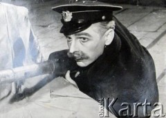 1948, Ryga, Łotewska SRR, ZSRR.
Edward Fiskowicz podczas przedstawienia teatralnego.
Fot. NN, zbiory Archiwum Historii Mówionej Ośrodka KARTA i Domu Spotkań z Historią, udostępnił Edward Fiskowicz w ramach projektu 