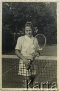 II poł. lat 30., Ryga, Łotwa.
Sabina Duka podczas treningu.
Fot. NN, zbiory Archiwum Historii Mówionej Ośrodka KARTA i Domu Spotkań z Historią, udostępniła Sabina Duka w ramach projektu 