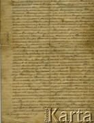 28.10.1861, Imperium Rosyjskie.
Dokument rodzinny ze zbiorów prywatnych Wandy Sosnowskiej (2/7)
Fot. NN, zbiory Archiwum Historii Mówionej Ośrodka KARTA i Domu Spotkań z Historią, udostępniła Wanda Sosnowska w ramach projektu 