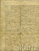 28.10.1861, Imperium Rosyjskie.
Dokument rodzinny ze zbiorów prywatnych Wandy Sosnowskiej (3/7)
Fot. NN, zbiory Archiwum Historii Mówionej Ośrodka KARTA i Domu Spotkań z Historią, udostępniła Wanda Sosnowska w ramach projektu 