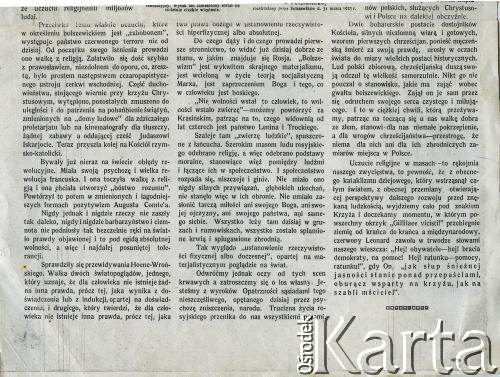 Brak daty, brak miejsca.
Artykuł 