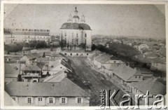 Lata 20./30., Pińsk, woj. poleskie, Polska.
Kościół jezuitów.
Fot. NN, zbiory Archiwum Historii Mówionej Ośrodka KARTA i Domu Spotkań z Historią, udostępniła Ludwika Pawlak w ramach projektu 