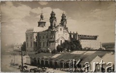 Lata 20./30., Pińsk, woj. poleskie, Polska.
Kościół jezuitów.
Fot. NN, zbiory Archiwum Historii Mówionej Ośrodka KARTA i Domu Spotkań z Historią, udostępniła Ludwika Pawlak w ramach projektu 