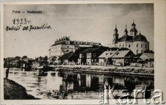 1923, Pińsk, woj. poleskie, Polska.
Kościół jezuitów.
Fot. NN, zbiory Archiwum Historii Mówionej Ośrodka KARTA i Domu Spotkań z Historią, udostępniła Ludwika Pawlak w ramach projektu 