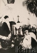 Lata 20./30., Pińsk, woj. poleskie, Polska.
Jasełka.
Fot. NN, zbiory Archiwum Historii Mówionej Ośrodka KARTA i Domu Spotkań z Historią, udostępniła Ludwika Pawlak w ramach projektu 