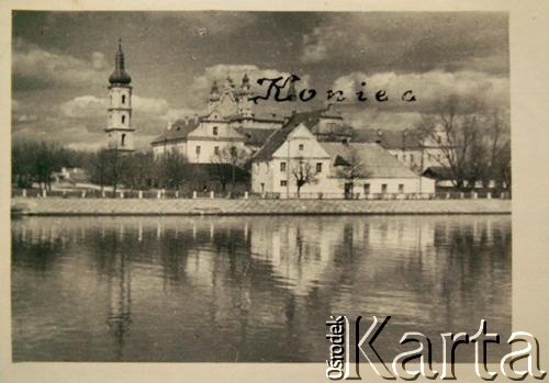 Lata 20./30., Pińsk, woj. poleskie, Polska.
Kościół katedralny.
Fot. NN, zbiory Archiwum Historii Mówionej Ośrodka KARTA i Domu Spotkań z Historią, udostępniła Ludwika Pawlak w ramach projektu 