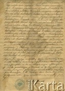 27.09.1895, Czortków, zabór austriacki.
Wypis główny (strona 2 z 2). Podpis: Władysław Zawadzki - c. k. notariusz.
Zbiory Archiwum Historii Mówionej Ośrodka KARTA i Domu Spotkań z Historią, udostępnił Włodzimierz Cependa w ramach projektu 