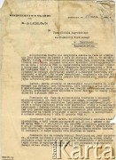 19.03.1937, Warszawa, Polska.
Pismo z Ministerstwa Skarbu do Michała Nagrodzkiego dotyczące świadczenia emerytalnego i uznania stażu pracy (strona 1/2).
Zbiory Archiwum Historii Mówionej Ośrodka KARTA i Domu Spotkań z Historią, udostępnił Włodzimierz Cependa w ramach projektu 