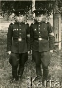 1955-1958, Białoruska SRR, ZSRR.
Tadeusz Czerniawski (z lewej) w wojsku.
Fot. NN, zbiory Archiwum Historii Mówionej Ośrodka KARTA i Domu Spotkań z Historią, udostępnił Tadeusz Czerniawski w ramach projektu 