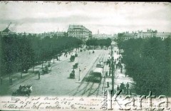 Przed 1917, Ryga, Cesarstwo Rosyjskie.
Bulwar Aleksandra. Główna ulica miasta.
Fot. NN, zbiory Archiwum Historii Mówionej Ośrodka KARTA i Domu Spotkań z Historią, udostępniła Regina Mieszkowska w ramach projektu 