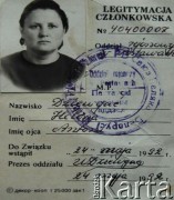 24.05.1992, Postawy, obwód witebski, Białoruś.
Legitymacja członkowska Związku Polaków należąca do Heleny Dziewguć.
Zbiory Archiwum Historii Mówionej Ośrodka KARTA i Domu Spotkań z Historią, udostępniła Helena Dziewguć w ramach projektu 