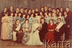 Lata 80., brak miejsca.
Fotografia ślubna.
Fot. NN, zbiory Archiwum Historii Mówionej Ośrodka KARTA i Domu Spotkań z Historią, udostępniła Berta Litwinowicz w ramach projektu 