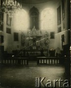 Przed 1939, Udział, Polska.
Wnętrze kościoła.
Fot. NN, zbiory Archiwum Historii Mówionej Ośrodka KARTA i Domu Spotkań z Historią, udostępniła Maria Suchowiejko w ramach projektu 