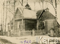 1962, Konstantynów, Białoruska SRR, ZSRR.
Kościół Trójcy Świętej.
Fot. NN, zbiory Archiwum Historii Mówionej Ośrodka KARTA i Domu Spotkań z Historią, udostępnił w ramach projektu 
