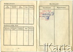 15.07.1958, Biała Podlaska, Polska.
Karta Repatriacyjna Józefy Niechwiadowicz (ur. 1912 r. we wsi Zaborce) - córka Konstantego i Adeli Niechwiadowicz, matka Teresy Muchiny. Strona 7/8.
Fot. NN, zbiory Archiwum Historii Mówionej Ośrodka KARTA i Domu Spotkań z Historią, udostępniła Teresa Muchina w ramach projektu 