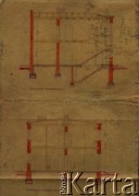 5.04.1934, Łuck, woj. wołńskie, Polska.
Plan domu Dymitra Bobrowa (teścia Jadwigi Bobrowej) - strona 1/3.
Zbiory Archiwum Historii Mówionej Ośrodka KARTA i Domu Spotkań z Historią, udostępniła Jadwiga Bobrowa w ramach projektu 