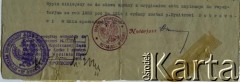 29.07.1933, Łuck, woj. wołyńksie, Polska.
Pierwszy wypis aktu notarialnego dotyczącego zakupu przez Dymitra Bobrowa (teścia Jadwigi Bobrowej) działki w Łucku (strona 7 z 7). 
Zbiory Archiwum Historii Mówionej Ośrodka KARTA i Domu Spotkań z Historią, udostępniła Jadwiga Bobrowa w ramach projektu 