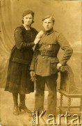 Lata 20., brak miejsca.
Maria i Stanisław Terleccy (rodzice Haliny Terleckiej-Dereń).
Fot. NN, zbiory Archiwum Historii Mówionej Ośrodka KARTA i Domu Spotkań z Historią, udostępniła Halina Terlecka-Dereń w ramach projektu 