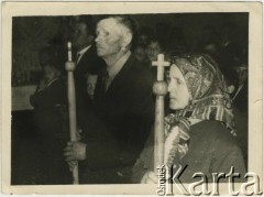 Brak daty, Ukraińska SRR, ZSRR.
Złote Gody rodziców Stanisława Kawałka - Michaliny i Franciszka Kawałek.
Fot. NN, zbiory Archiwum Historii Mówionej Ośrodka KARTA i Domu Spotkań z Historią, udostępnił Stanisław Kawałek w ramach projektu 
