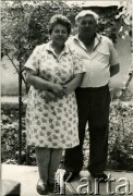 Lata 90., Brzeżany, Ukraina.
Cecylia Kurylco z mężem.
Fot. NN, zbiory Archiwum Historii Mówionej Ośrodka KARTA i Domu Spotkań z Historią, udostępniła Cecylia Kurylco w ramach projektu 