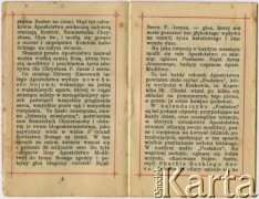 13.10.1935, Albertyn (Słonim), Polska.
Karta wpisowa do Apostolstwa Serca Jezusowego Bronisławy Krukowskiej, matki Wacławy Jefrenienko.
Fot. NN, zbiory Archiwum Historii Mówionej Ośrodka KARTA i Domu Spotkań z Historią, udostępniła Wacława Jefrenienko w ramach projektu 