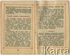 13.10.1935, Albertyn (Słonim), Polska.
Karta wpisowa do Apostolstwa Serca Jezusowego Bronisławy Krukowskiej, matki Wacławy Jefrenienko.
Fot. NN, zbiory Archiwum Historii Mówionej Ośrodka KARTA i Domu Spotkań z Historią, udostępniła Wacława Jefrenienko w ramach projektu 