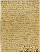 Brak daty, brak miejsca.
Wspomnienia Leokadii Woronko z d. Brancewicz, strona 3/5.
Fot. NN, zbiory Archiwum Historii Mówionej Ośrodka KARTA i Domu Spotkań z Historią, udostępniła Leokadia Woronko w ramach projektu 