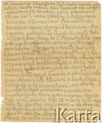 Brak daty, brak miejsca.
Wspomnienia Leokadii Woronko z d. Brancewicz, strona 5/5.
Fot. NN, zbiory Archiwum Historii Mówionej Ośrodka KARTA i Domu Spotkań z Historią, udostępniła Leokadia Woronko w ramach projektu 