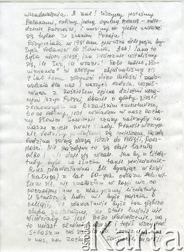 7.04.2005, Słonim, Białoruś.
Wspomnienia Heleny Pietrakowej.
Zbiory Archiwum Historii Mówionej Ośrodka KARTA i Domu Spotkań z Historią udostępniła Helena Pietrakowa w ramach projektu 