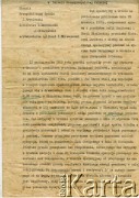 25.11.1925, Grodno, Polska.
Odpis wyroku sądowego. Dokument z archiwum prywatnego Heleny Pietrakowej.
Zbiory Archiwum Historii Mówionej Ośrodka KARTA i Domu Spotkań z Historią udostępniła Helena Pietrakowa w ramach projektu 