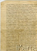 25.11.1925, Grodno, Polska.
Odpis wyroku sądowego. Dokument z archiwum prywatnego Heleny Pietrakowej.
Zbiory Archiwum Historii Mówionej Ośrodka KARTA i Domu Spotkań z Historią udostępniła Helena Pietrakowa w ramach projektu 