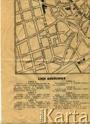 12.05.1936, Wilno, Polska.
Plan miasta, cz. 3/3.
Fot. NN, zbiory Archiwum Historii Mówionej Ośrodka KARTA i Domu Spotkań z Historią, udostępniła Ludwika Januszkiewicz w ramach projektu 