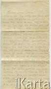 4.01.1940, Kriegsgefangenenlager (obóz jeniecki), Oflag IXB, III Rzesza.
Kartka pocztowa Romana Samoszuka do matki, Marii Brzezina, strona 2/2.
Fot. NN, zbiory Archiwum Historii Mówionej Ośrodka KARTA i Domu Spotkań z Historią, udostępniła Maria Magalińska w ramach projektu 