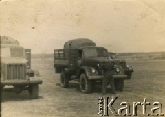 Po 1946, ZSRR.
Radzieckie samochody ciężarowe GAZ-51.
Fot. NN, zbiory Archiwum Historii Mówionej Ośrodka KARTA i Domu Spotkań z Historią, udostępnił Stanisław Baraniuk w ramach projektu 
