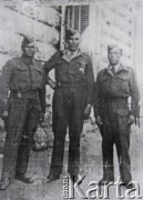 1944, Monte Cassino, Włochy.
Żołnierze 2 Korpusu Polskiego, 1. z lewej Paweł Kurian, dziadek Haliny Papowej.
Fot. NN, zbiory Archiwum Historii Mówionej Ośrodka KARTA i Domu Spotkań z Historią, udostępniła Halina Papowa w ramach projektu 