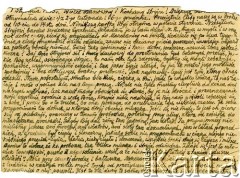 1942, Lublin, Generalne Gubernatorstwo.
Kartka pocztowa od Marjana Iwaszkiewicza do Anzelma Iwaszkiewicza. Strona 2/2.
Zbiory Archiwum Historii Mówionej Ośrodka KARTA i Domu Spotkań z Historią, udostępnił Anzelm Iwaszkiewicz w ramach projektu 