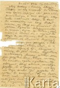 9.07.1942, Warszawa, Generalne Gubernatorstwo.
List od Filipa Żurkowskiego do Anzelma Iwaszkiewicza. Dotyczy prób uzyskania zgody na przeprowadzkę Anzelma Iwaszkiewicza do Generalnego Gubernatorstwa. Strona 1/2.
Zbiory Archiwum Historii Mówionej Ośrodka KARTA i Domu Spotkań z Historią, udostępnił Anzelm Iwaszkiewicz w ramach projektu 