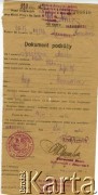 6.07.1923, Baranowicze, woj. nowogródzkie, Polska.
Dokument podróży wydany przez Urząd Emigracyjny przy Ministerstwie Pracy i Opieki Socjalnej.
Zbiory Archiwum Historii Mówionej Ośrodka KARTA i Domu Spotkań z Historią, udostępnił Anzelm Iwaszkiewicz w ramach projektu 