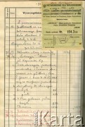 1933-1939, Zaleszczyki, Polska.
Księga kasowa kościóła pod wezwaniem św. Stanisława.
Zbiory Archiwum Historii Mówionej Ośrodka KARTA i Domu Spotkań z Historią w ramach projektu 